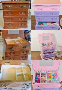 before and after girls jewelry box