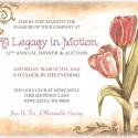 Custom artwork, a vintage style invitation