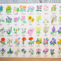 Watercolor Flowers for each State